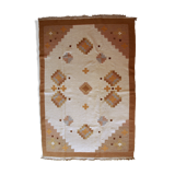 Vintage Persian Ardabil handmade carpet 200cm x 285cm 1960s, 1C669