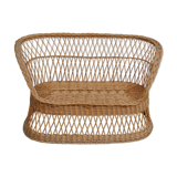 1960 wicker bench