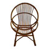 Rattan armchairs