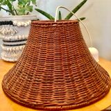 Vintage rattan pendant light