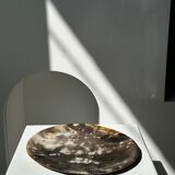 Dish in petrified wood
