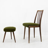 Set of Chair and Stool, Czechoslovakia, 1960s