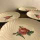 12dessert plates Gien, 1960s