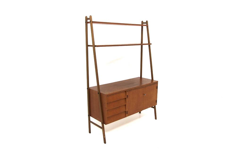 Secrétaire scandinave en teck, Suède, 1960