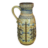 Antique large West Germany ceramic pitcher