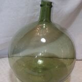 Dame jeanne verre souffle vert