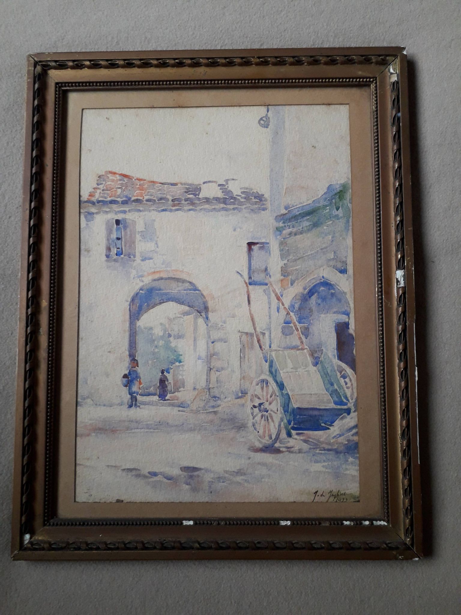 Old painting from the Nancy school