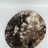 Dish in petrified wood
