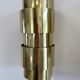 Pair of Scandinavian teak and brass sconces