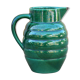 Pitcher St Clément France Lorraine 869, green pitcher, ceramic pitcher