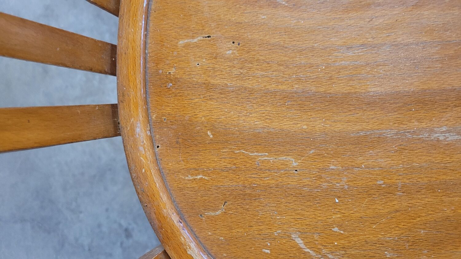 Series of 4 vintage luterma bistro chairs 1950