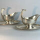 Pair of gooseneck sausages model Malmaison by Maison Christofle XXth