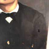 Portrait of a man, oil on canvas, 19th century