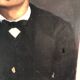 Portrait homme huile sur toile 19e