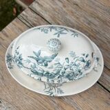 Mignon Longwy iron earth sauce boat