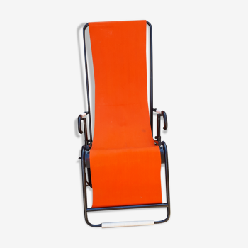 Chaise longue pliante Ergelax par Simbag des années 50