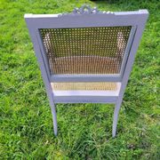 Fauteuil Louis XVI en cannage, milieu du XIXe siècle