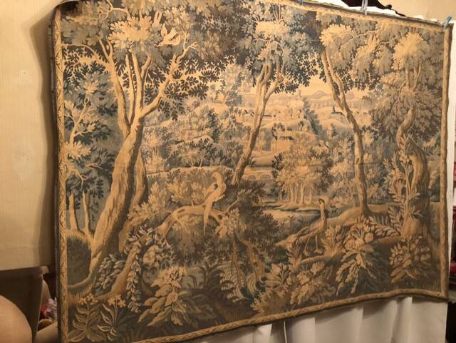 French tapestry verdure by jules pansu