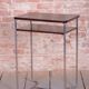 Bauhaus Czech Side Table in Walnut and Chrome from Mücke Melder, 1930s