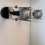 Pair of vintage Sintesi adjustable wall lights, by Gismonti for Artemide, Italy 1975