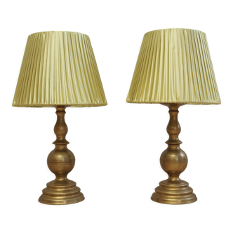 Set of two bedside lamps, Danish design, 1970s, made in Denmark