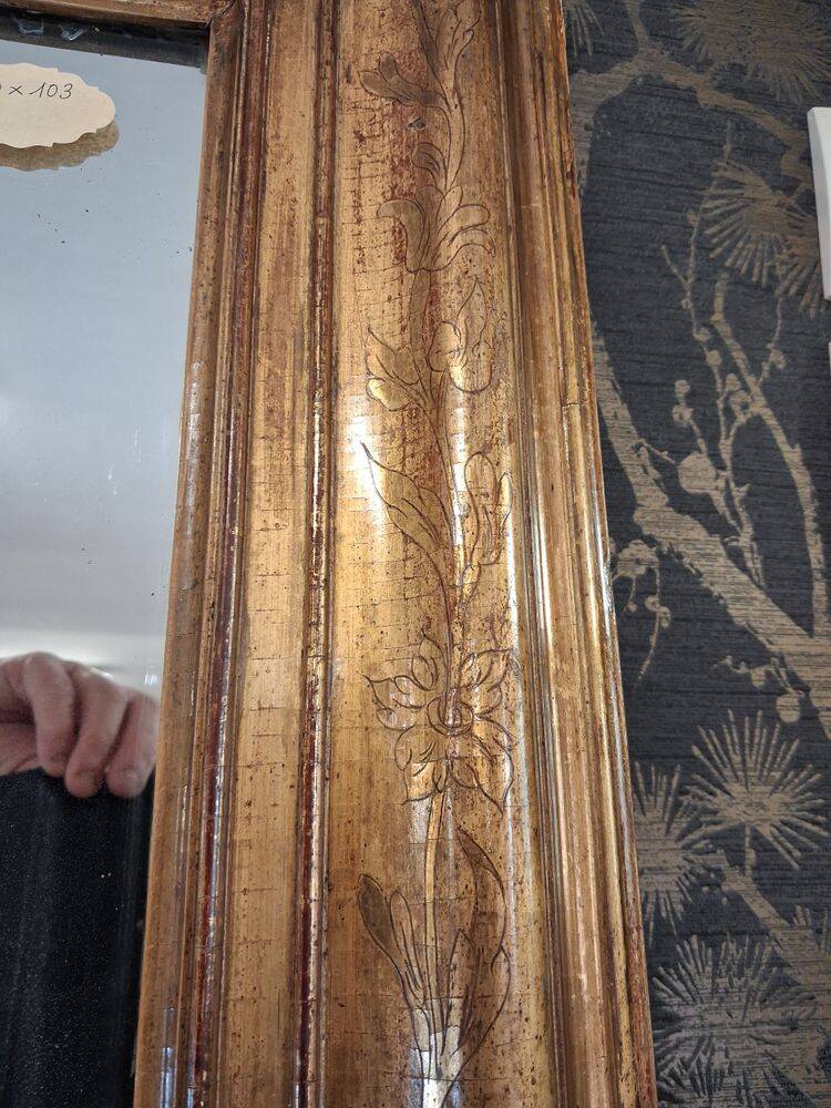 Louis Philippe period mirror 130 x 103