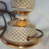 Florentine - baroque lamp ceramic brass metal topped with 3 glass tulips
