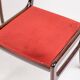 Set of four Ole Wanscher 'Rungstedlund' chairs in mid-century Modernity style.