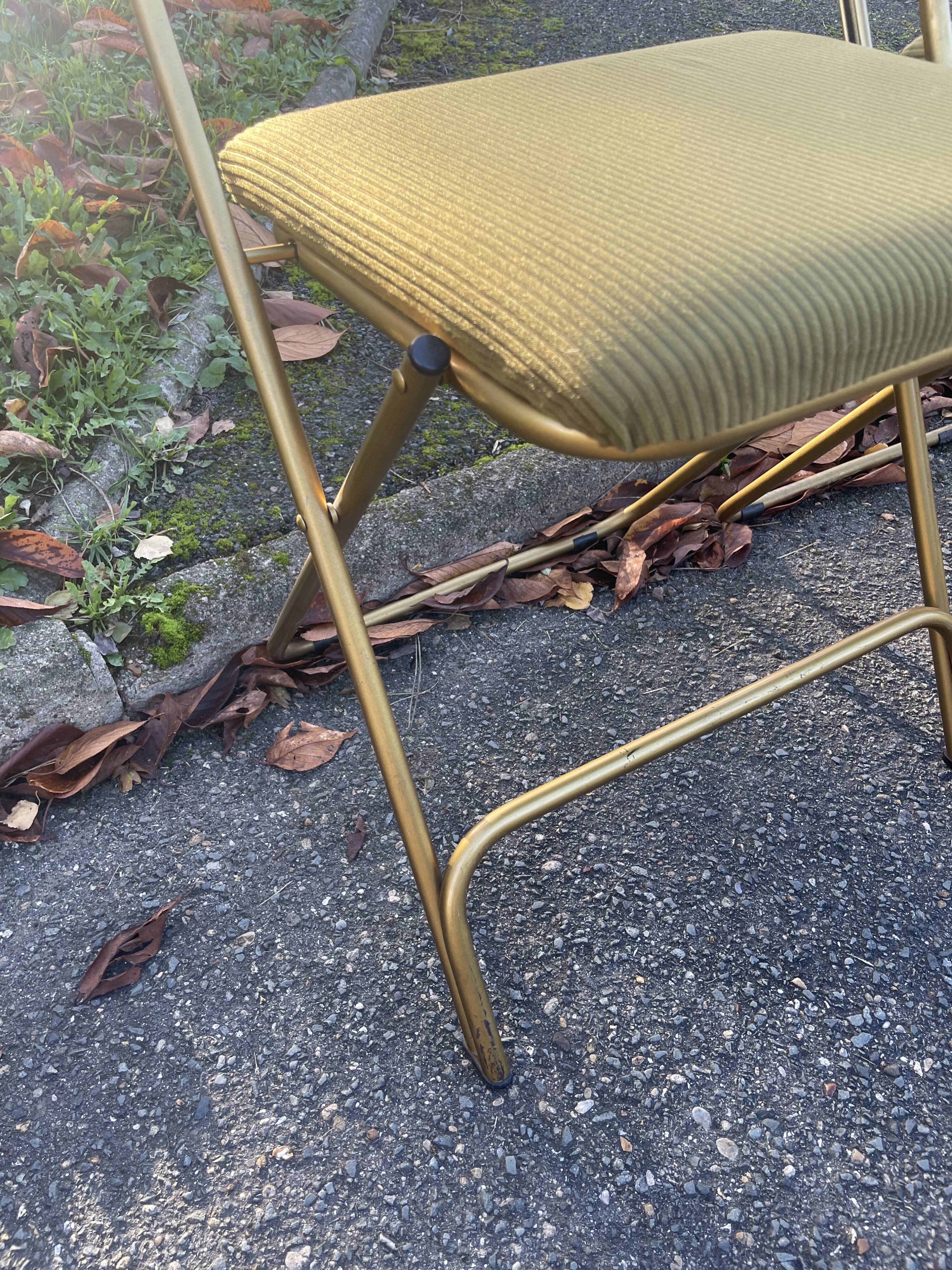 Trio of Lafuma Chantazur folding chairs