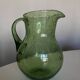 1960s Biot green bubble glass pitcher 1.5L