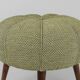 Up to Six Charming Zigzag Midcentury Stools, Pouf, Ottoman, Footstools, 1950s