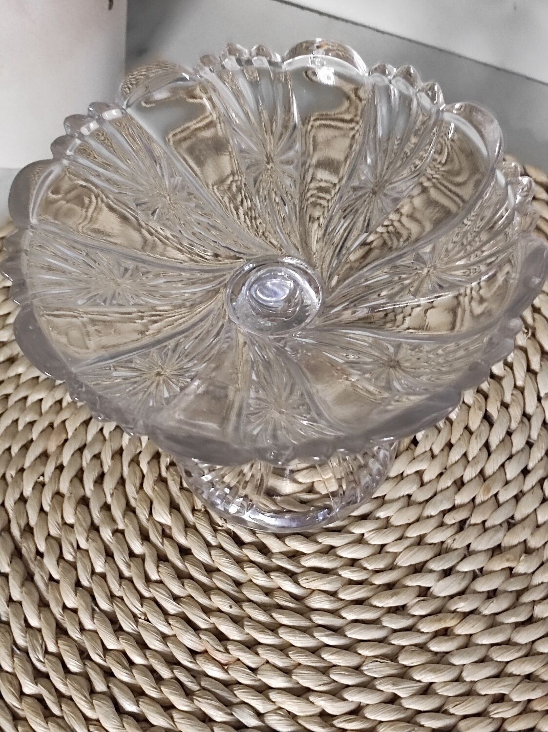 Old glass cup