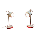 Pair of Eye-Ball lamps, 70s inspiration