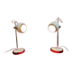 Paire de lampes Eye-Ball, inspiration des années 70