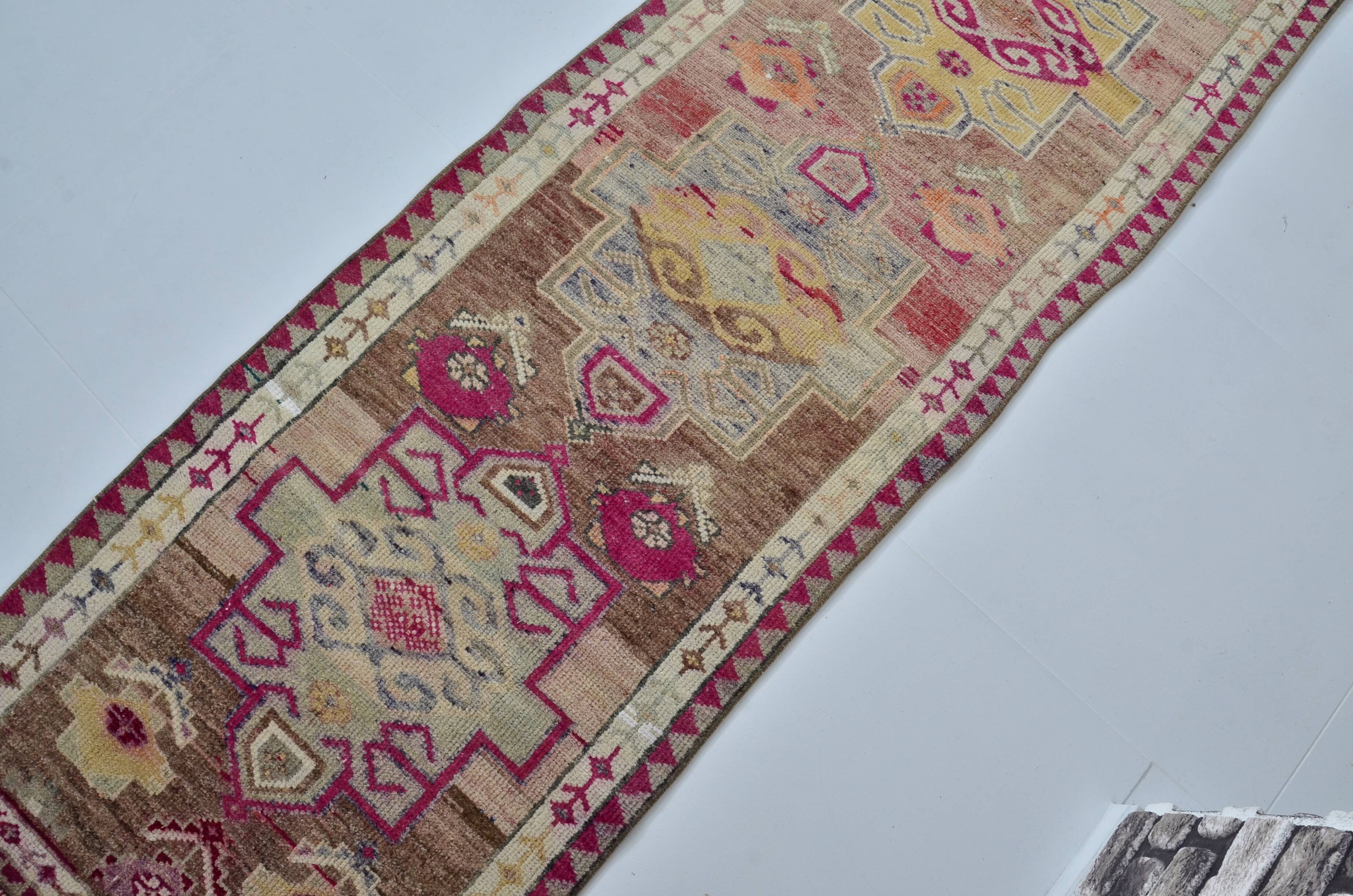Vintage Anatolian Wool Runner Rug sku 2058
