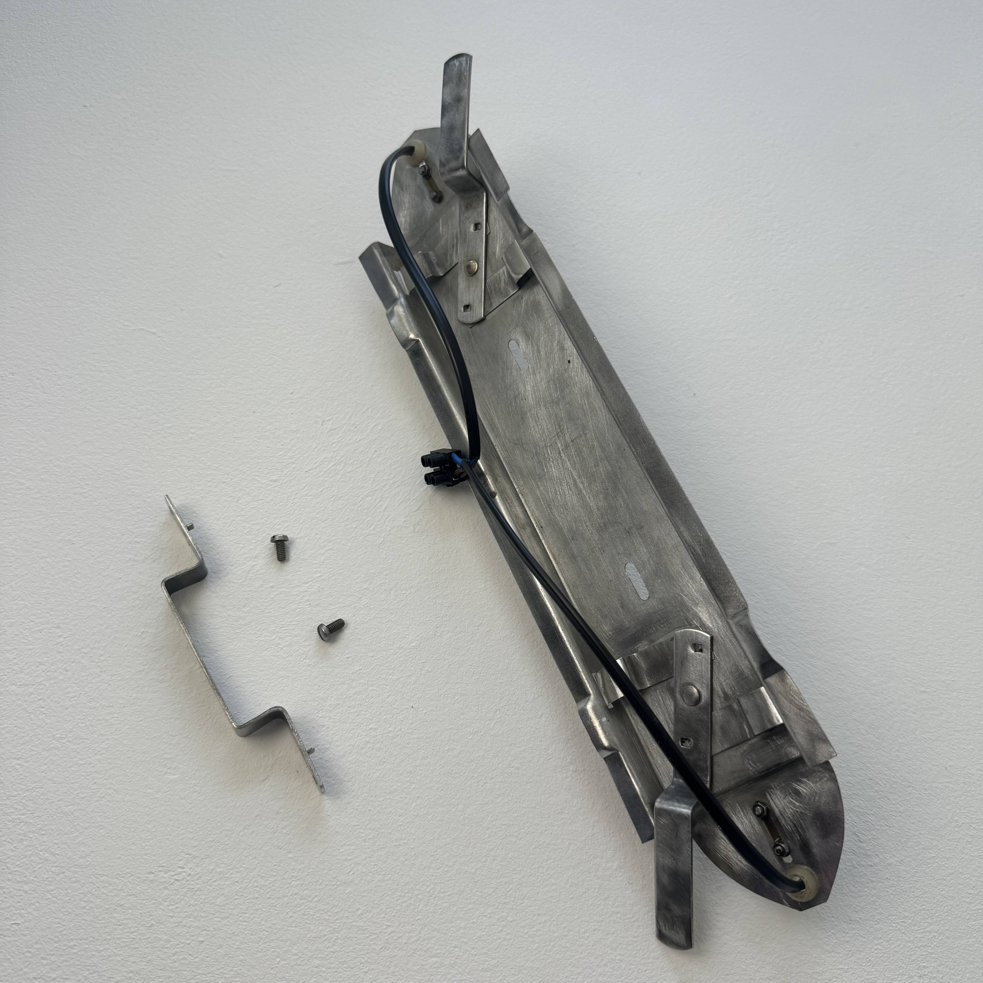 Old rectangular wall light “vianne” 40 cm vintage