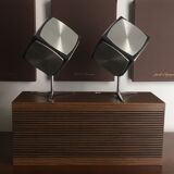 Paire d'enceintes Grundig Audiorama 700 cubes - Hi-Fi vintage 1973