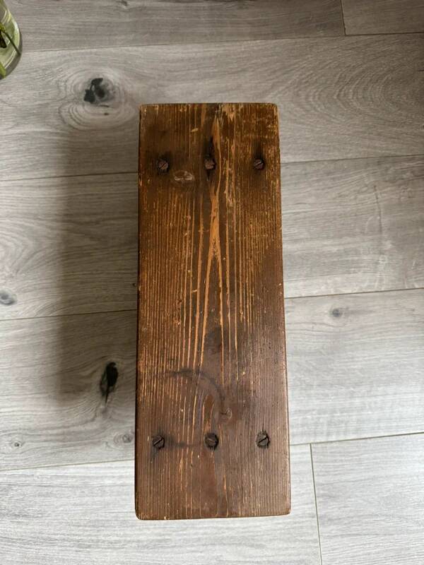 Vintage wooden stool