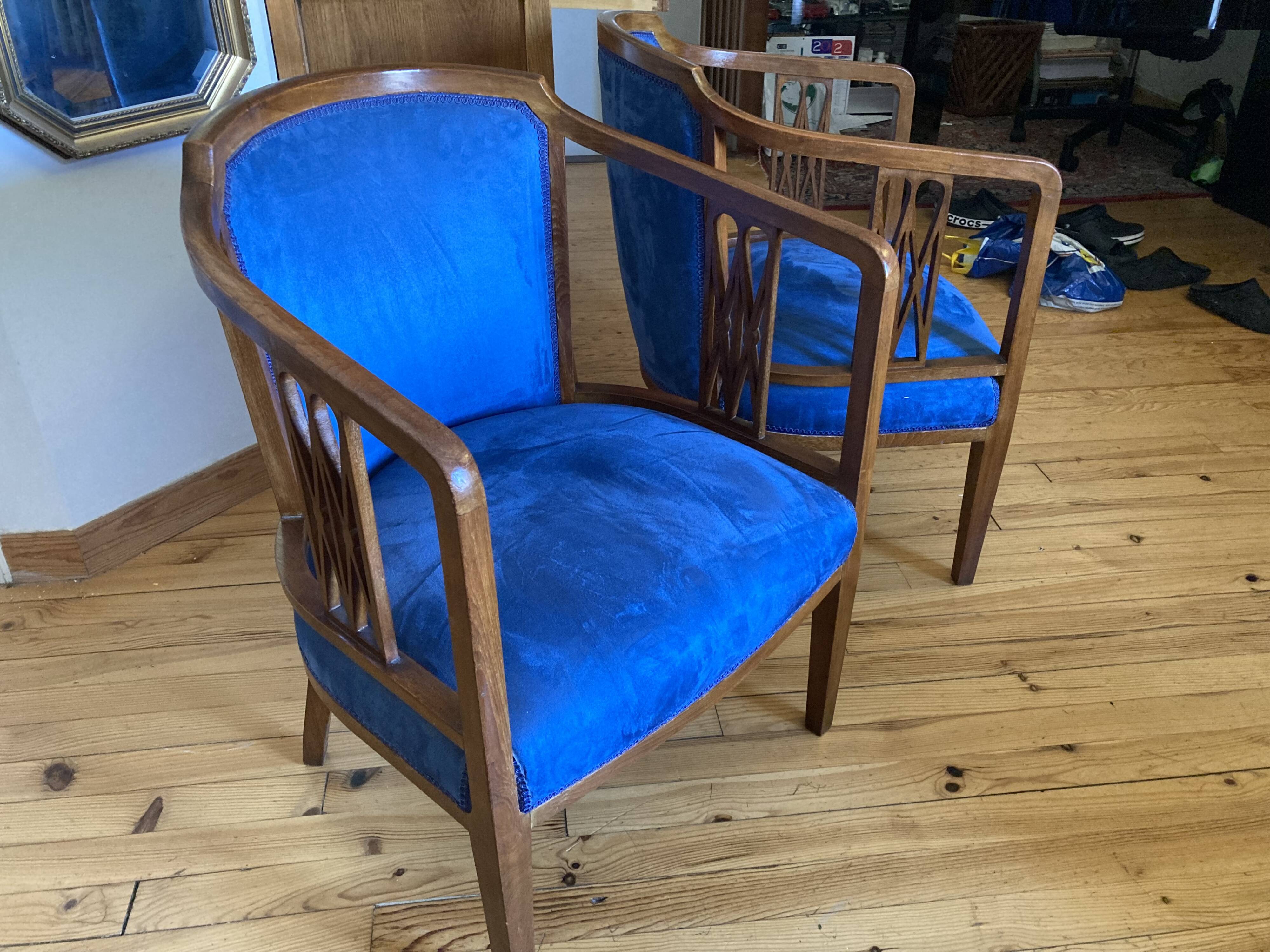Pair of armchairs from the 1930s in excellent condition