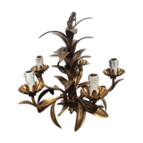 Gold metal chandelier