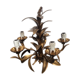 Gold metal chandelier