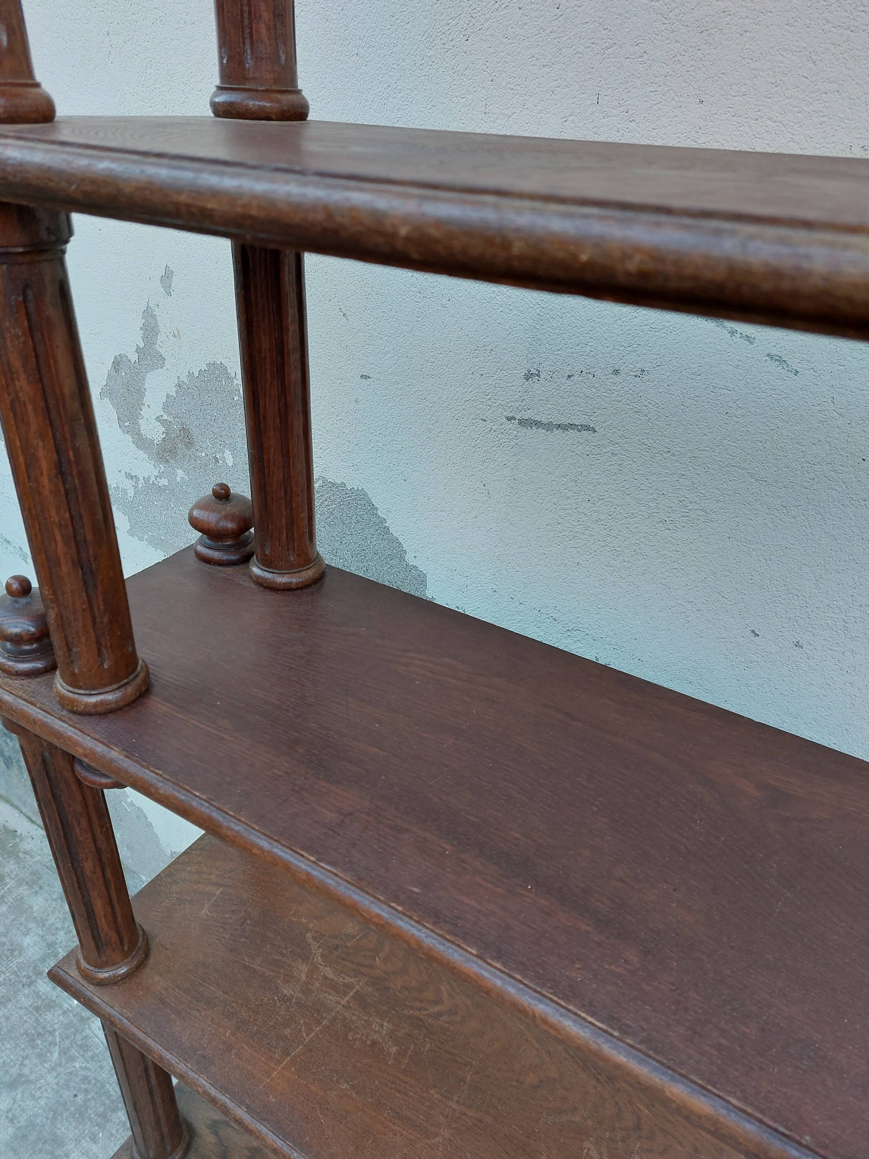 Oak Shelf 6 Trays 1900 -1m62