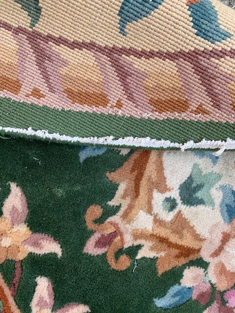 Vintage round rug