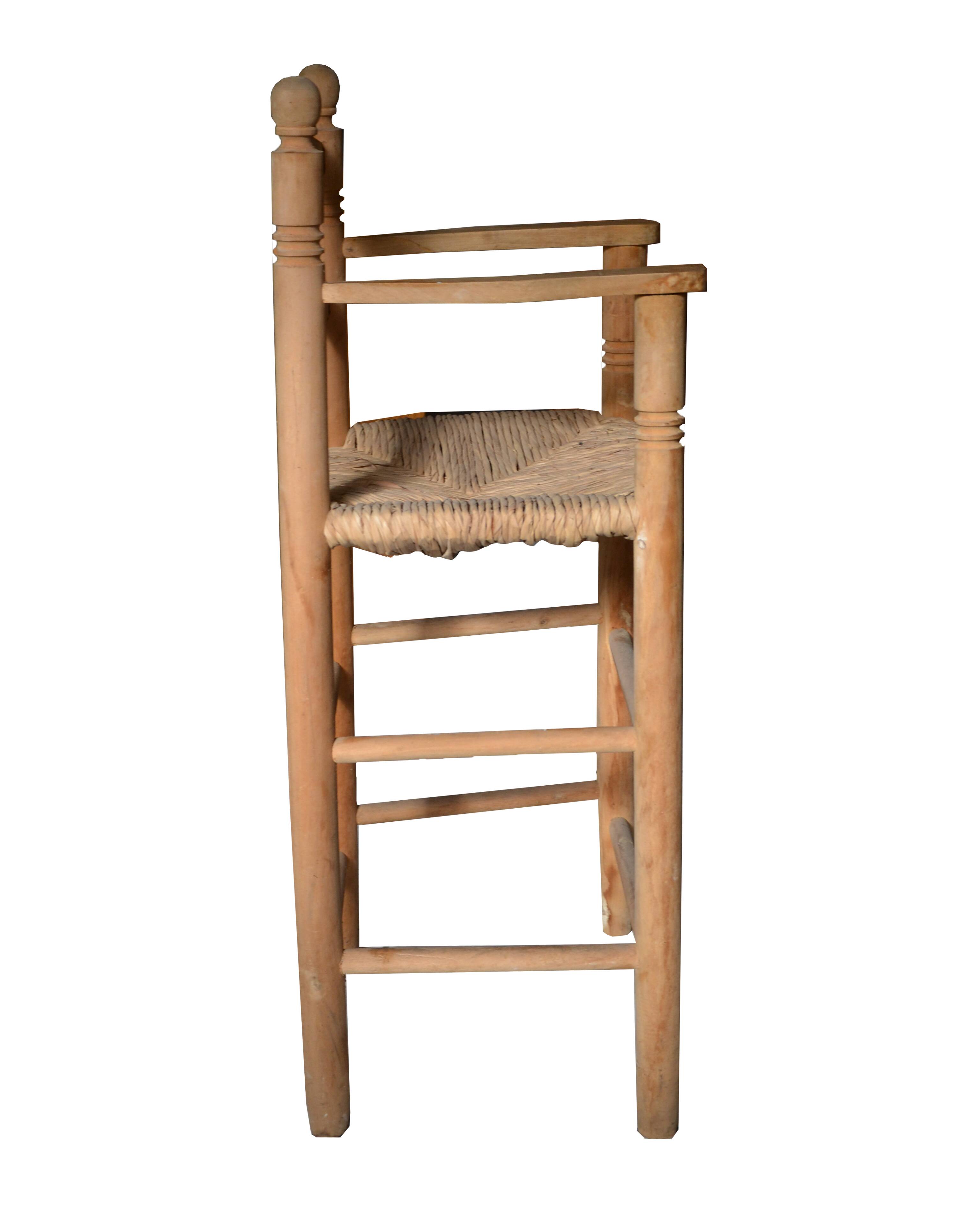 Wooden high chair