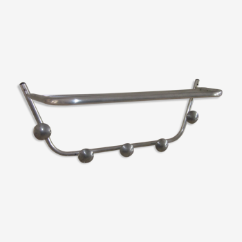 Aluminum coat rack from the 1950s