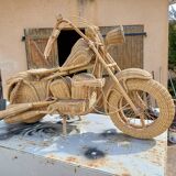 Harley Davidson Wicker Motorcycle by Tom Dixon