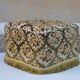 Pouf vintage a franges