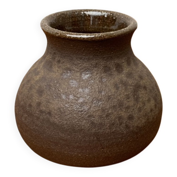 German studio pottery vase from the mid-20th century, 1960s.