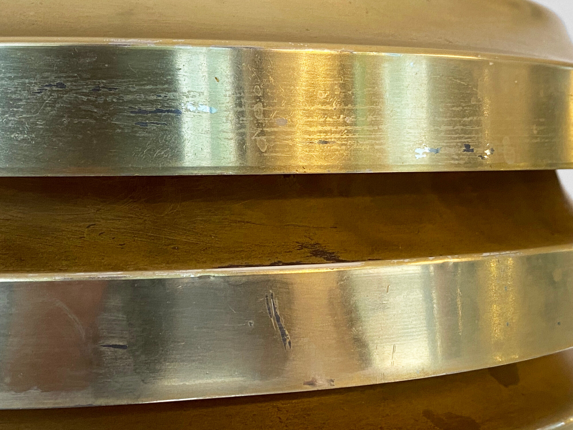 Multi layered pendant light by Carl Thore for Granhaga Metallindustri. Sweden 1970s.