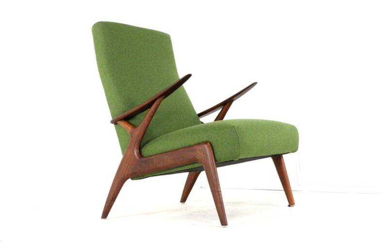 Armchair 'Overschie' - mid century modern - fully restored - dutch design